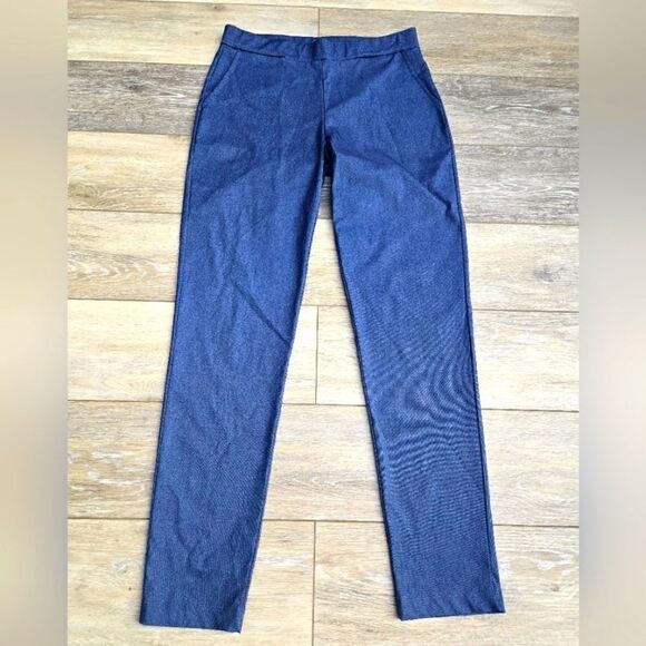 Ciara Sun Woo high waisted stretchy blue jean colored cropped pants xs - Picture 1 of 10